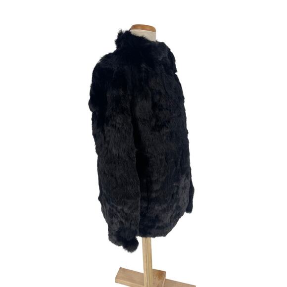 Somerset Furs Real Rabbit Fur Coat - Picture 2 of 10